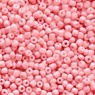 Seed beads ± 2mm Living coral pink